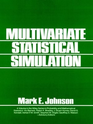 cover image of Multivariate Statistical Simulation